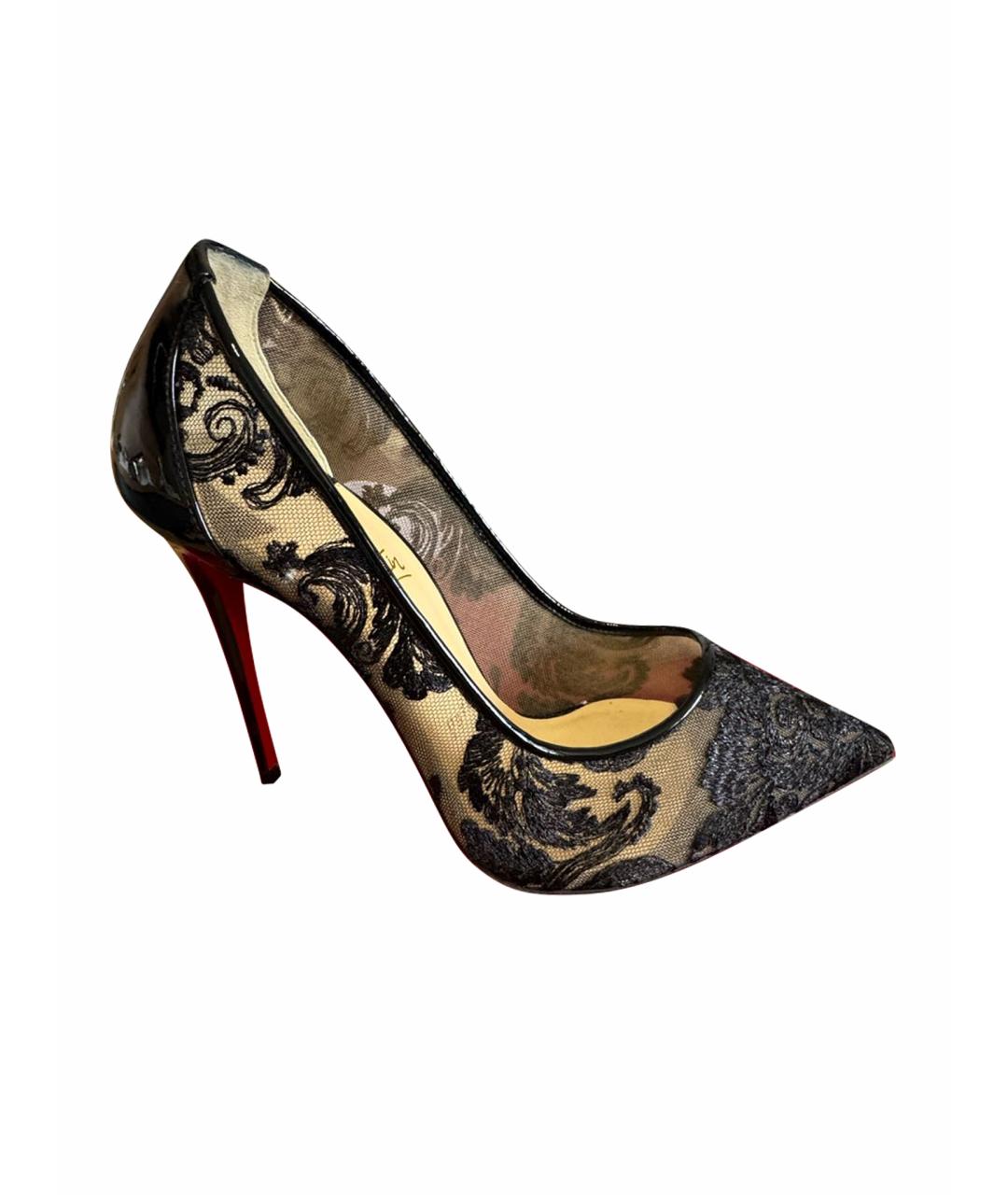 CHRISTIAN LOUBOUTIN Черные туфли, фото 1
