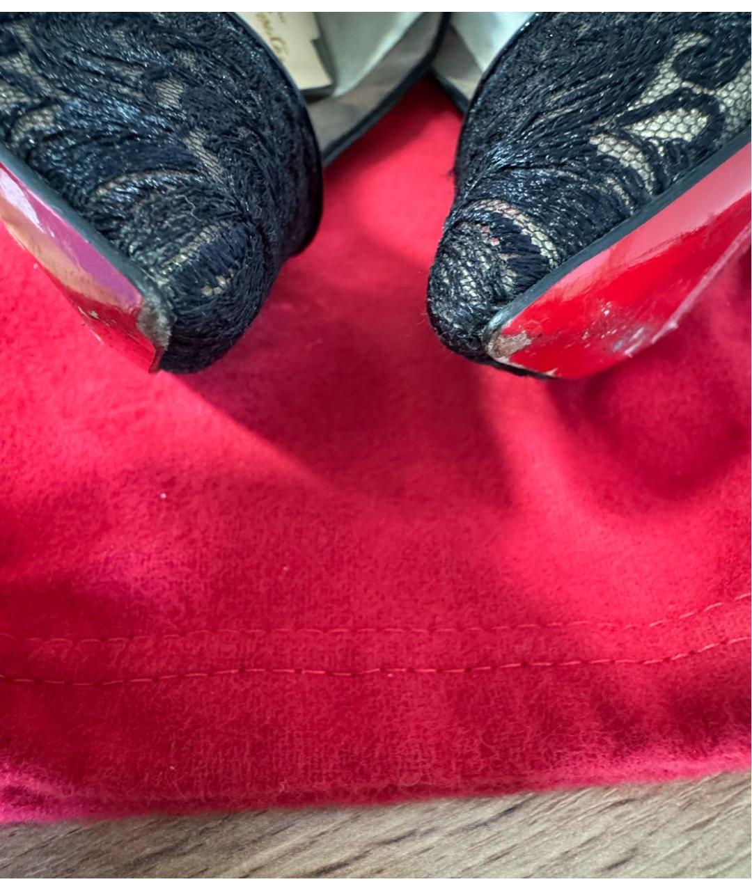 CHRISTIAN LOUBOUTIN Черные туфли, фото 5