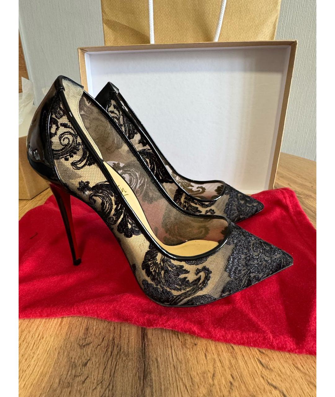 CHRISTIAN LOUBOUTIN Черные туфли, фото 9