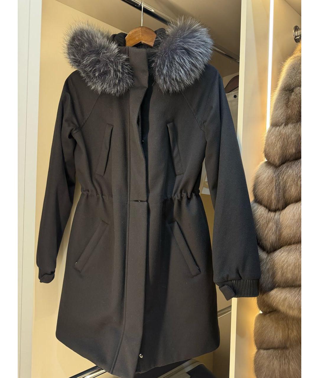 LORO PIANA Темно-синяя кашемировая парка, фото 8