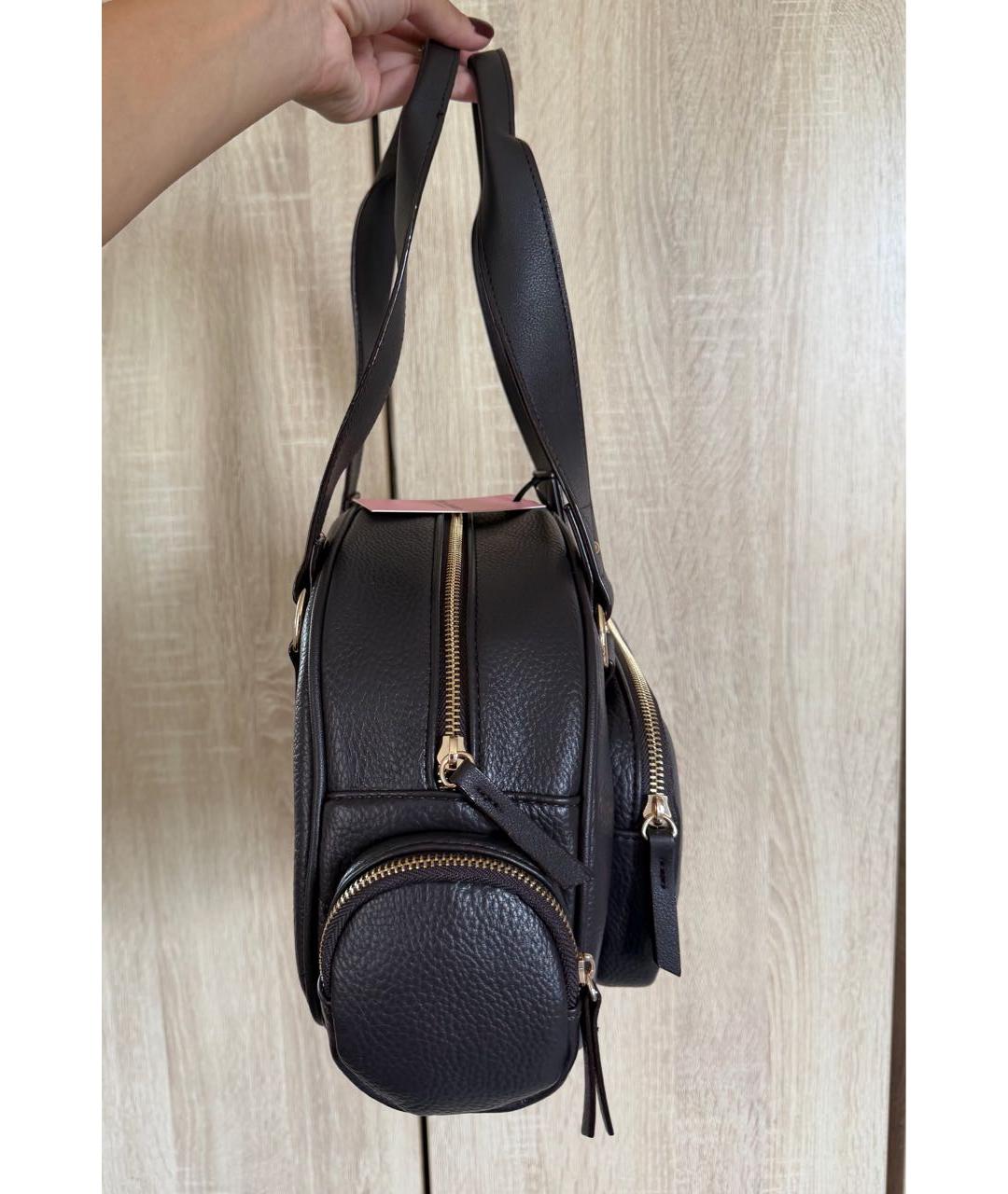 JUICY COUTURE Коричневая сумка через плечо из искусственной кожи, фото 5