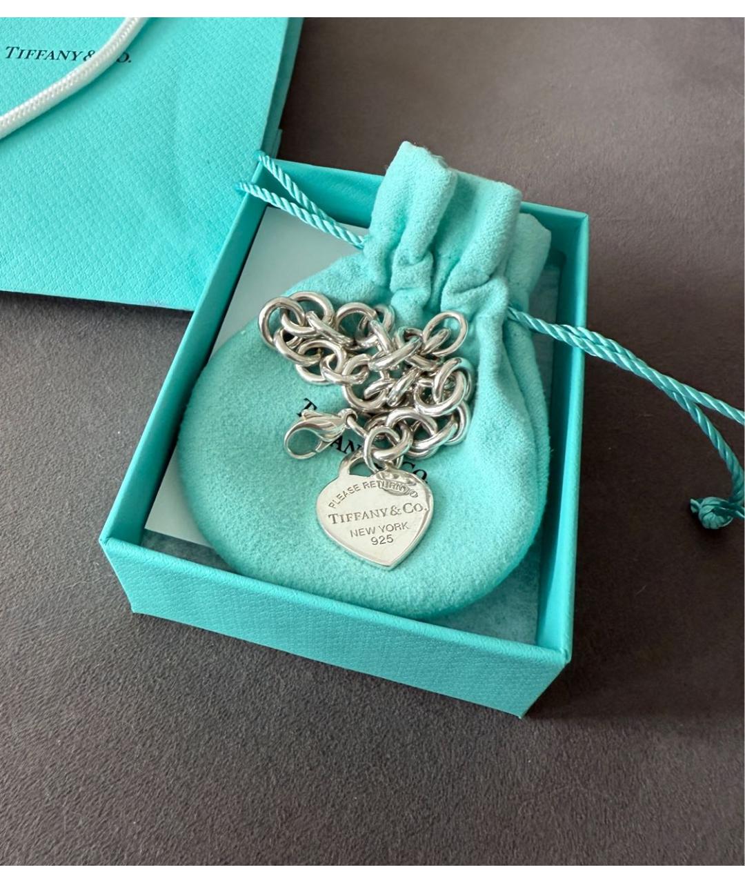 TIFFANY&CO Серебряный серебряный браслет, фото 2