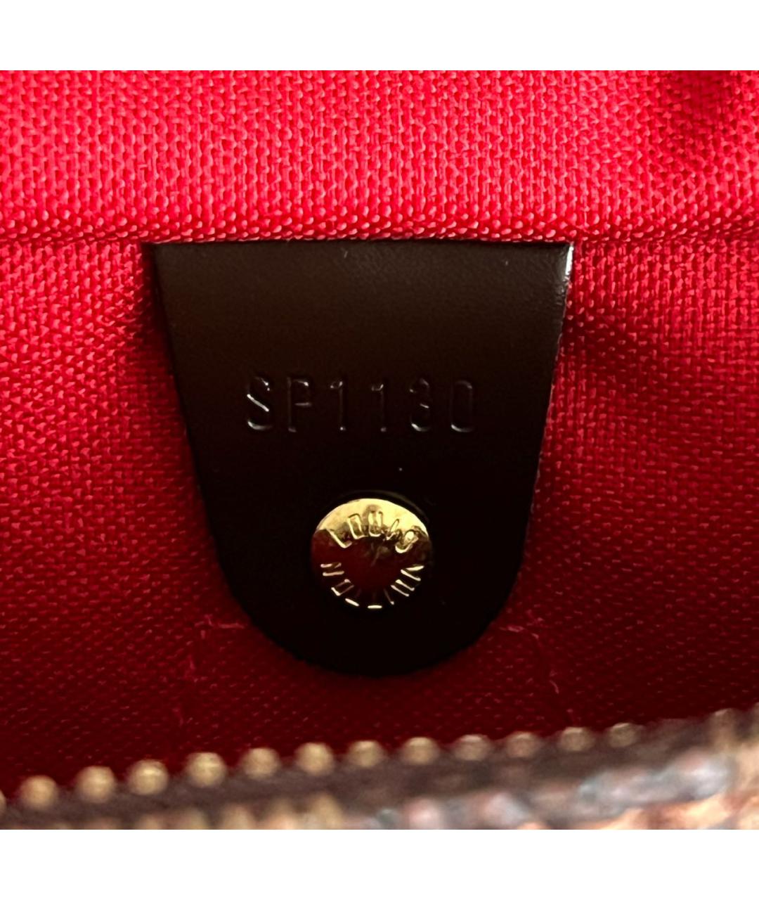 LOUIS VUITTON Коричневая канва сумка с короткими ручками, фото 8