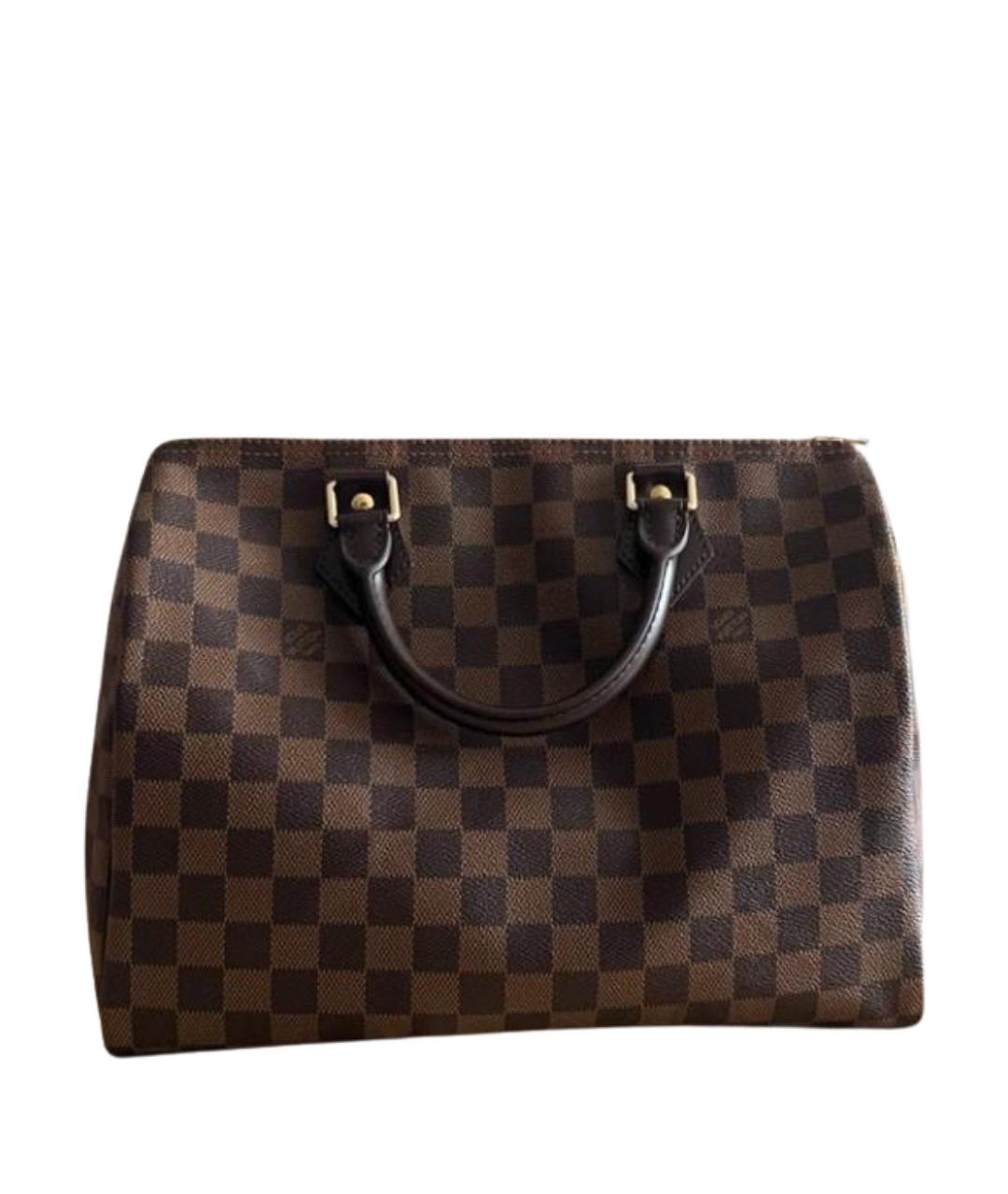 LOUIS VUITTON Коричневая канва сумка с короткими ручками, фото 1