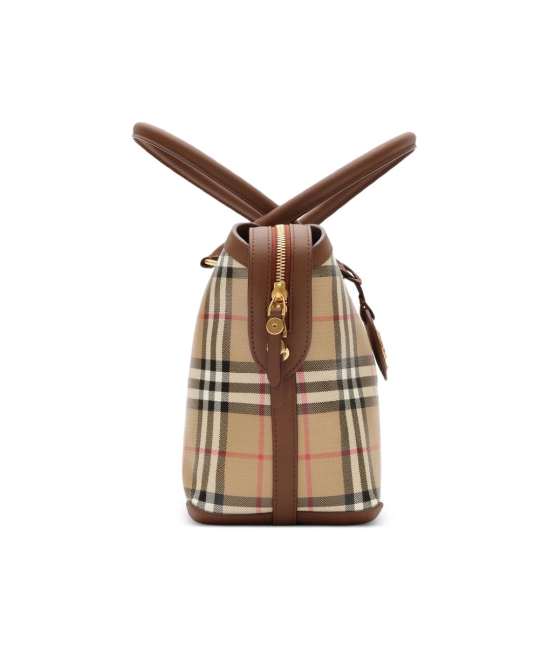 BURBERRY Бежевая сумка с короткими ручками, фото 3