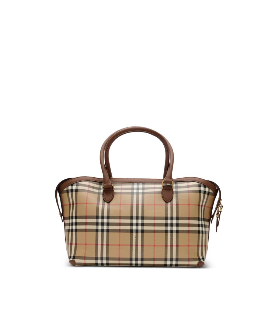 BURBERRY Бежевая сумка с короткими ручками, фото 4
