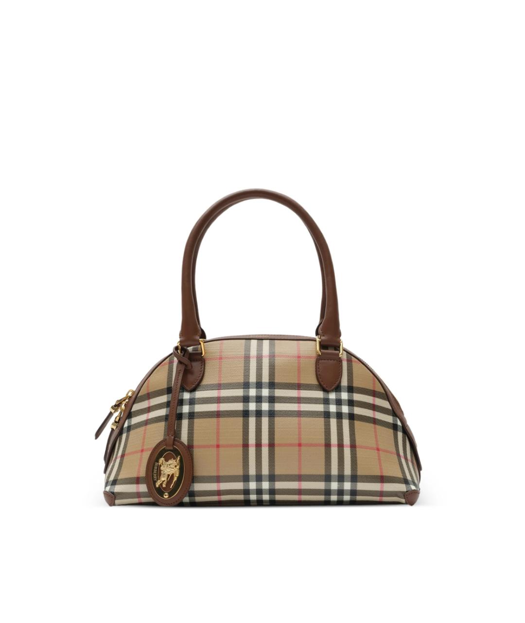 BURBERRY Бежевая сумка с короткими ручками, фото 1