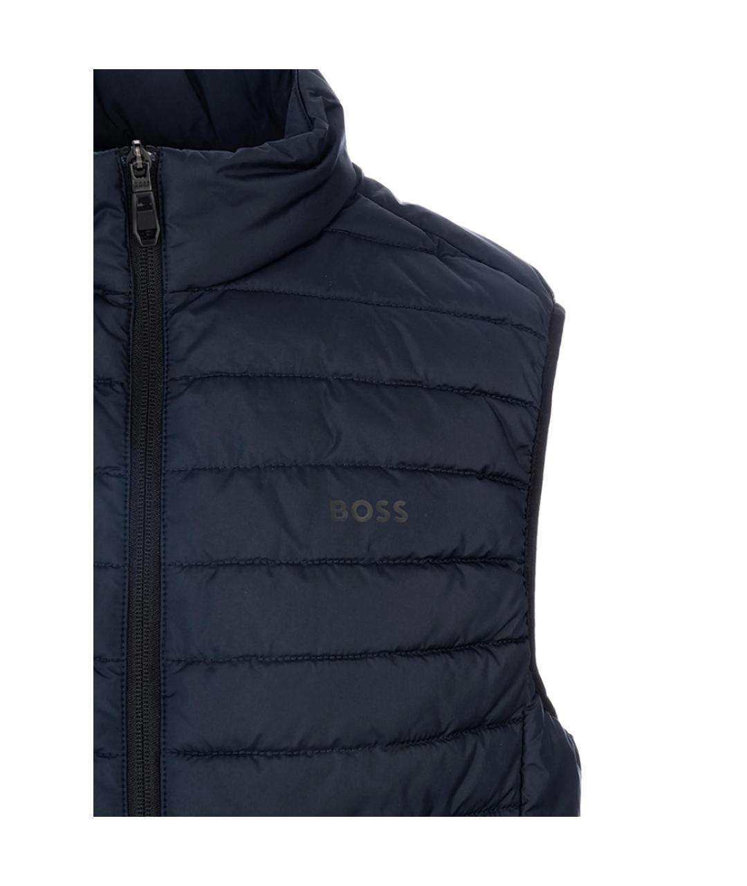 HUGO BOSS Синий полиэстеровый жилет, фото 3
