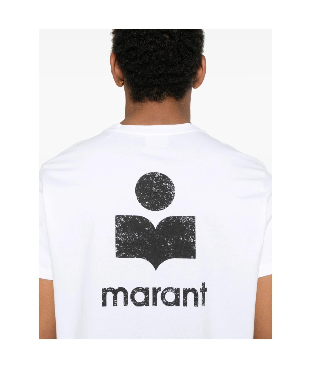 ISABEL MARANT Белая хлопковая футболка, фото 2