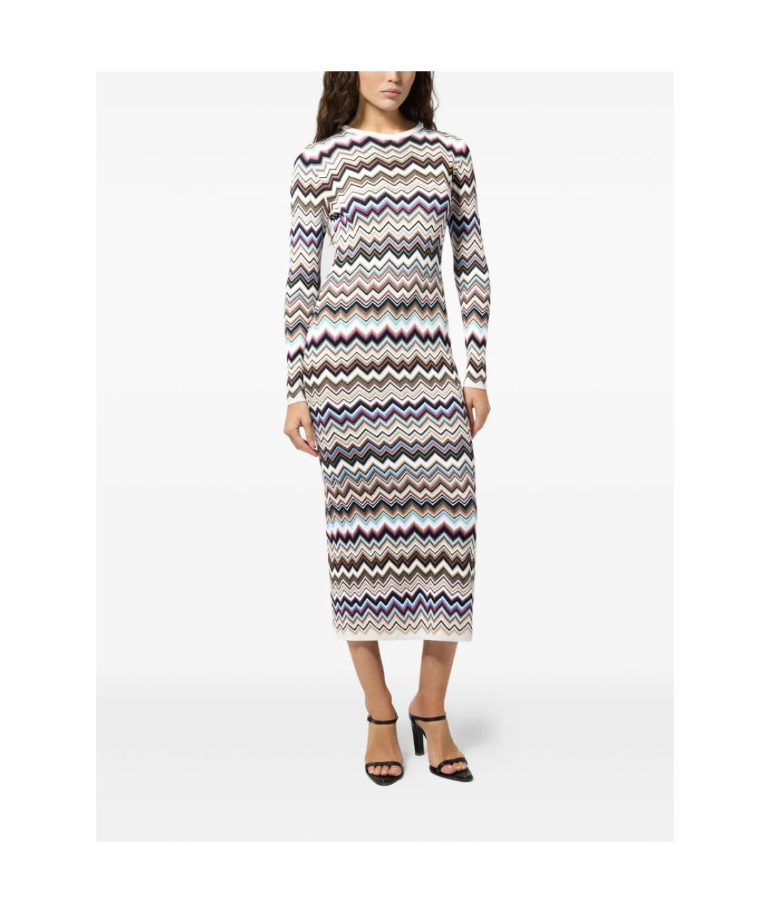 MISSONI Мульти вискозное повседневное платье, фото 2