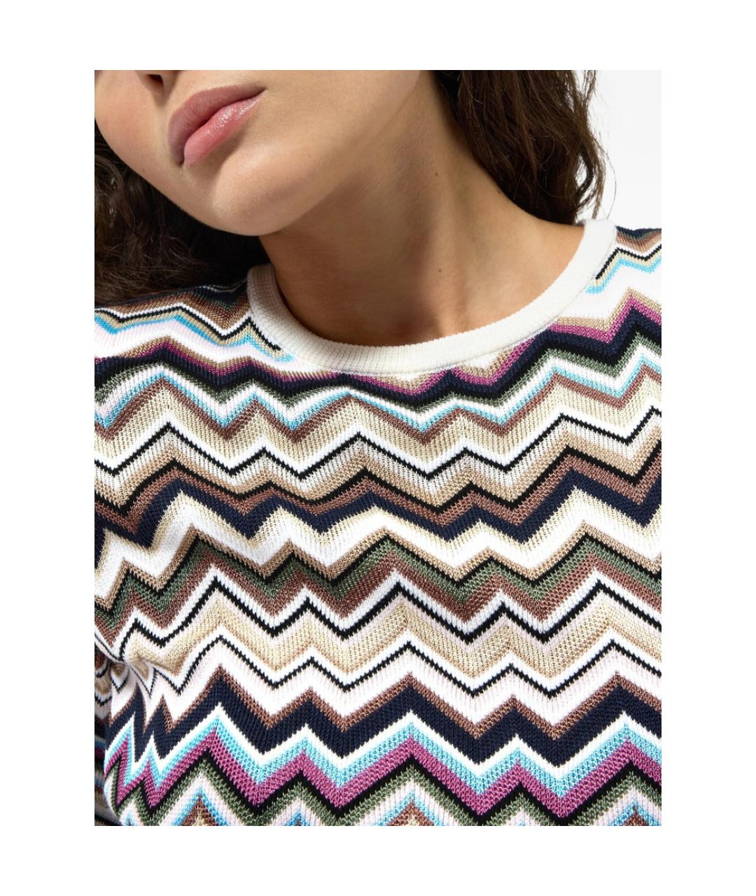 MISSONI Мульти вискозное повседневное платье, фото 4