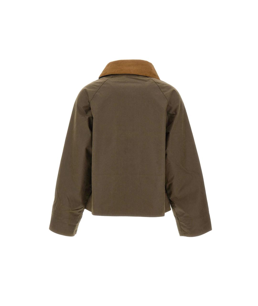 BARBOUR Коричневая полиэстеровая куртка, фото 2