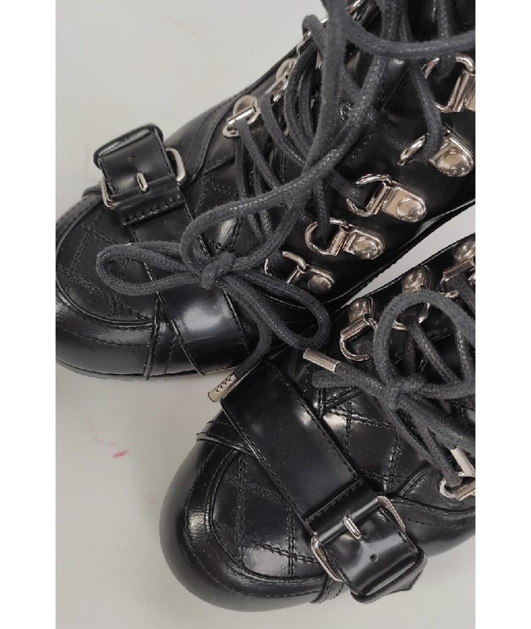 BALENCIAGA Черные кожаные ботильоны, фото 6