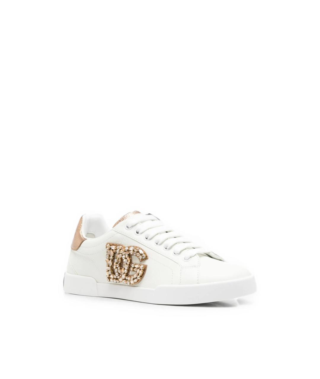 DOLCE&GABBANA Белые кеды, фото 4