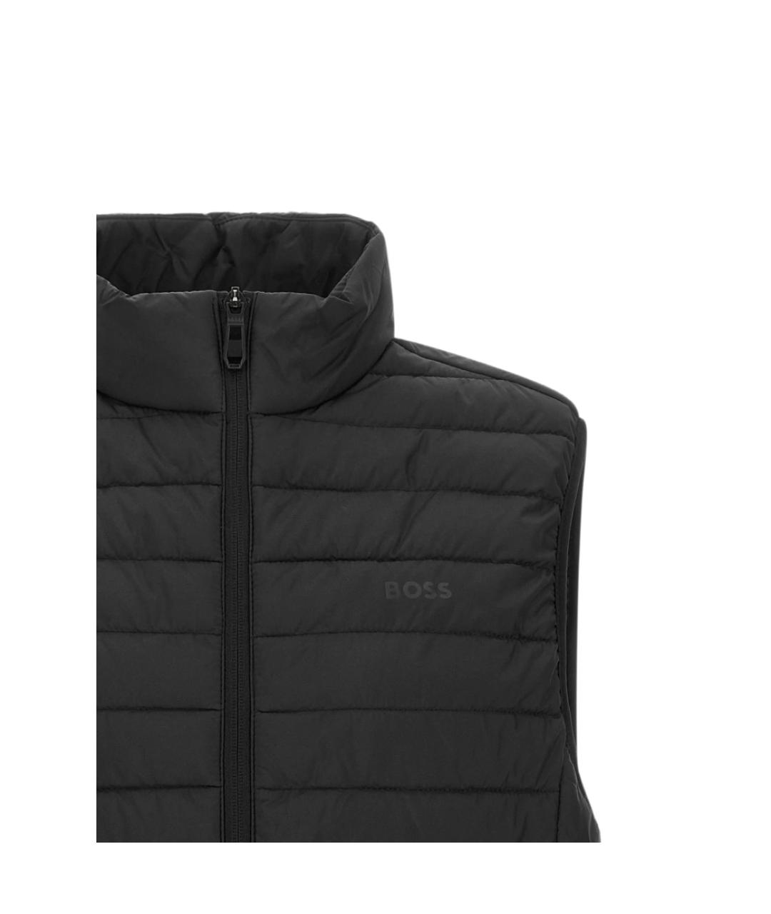 HUGO BOSS Черный полиэстеровый жилет, фото 4