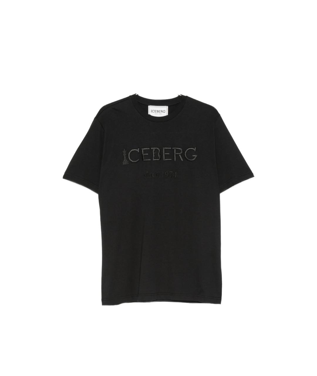 ICEBERG Черная футболка, фото 1