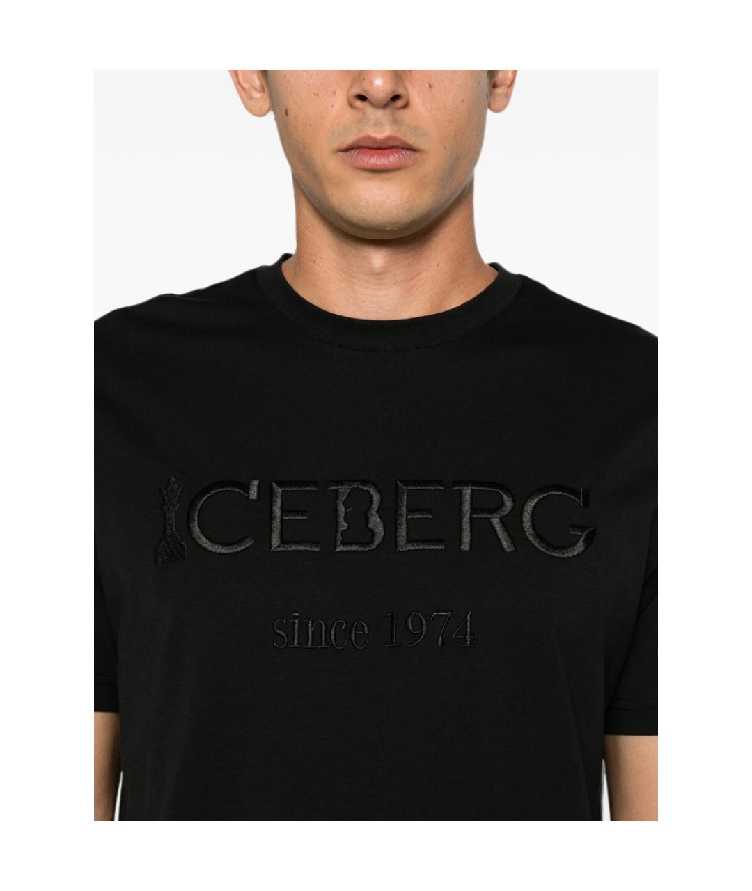 ICEBERG Черная футболка, фото 5