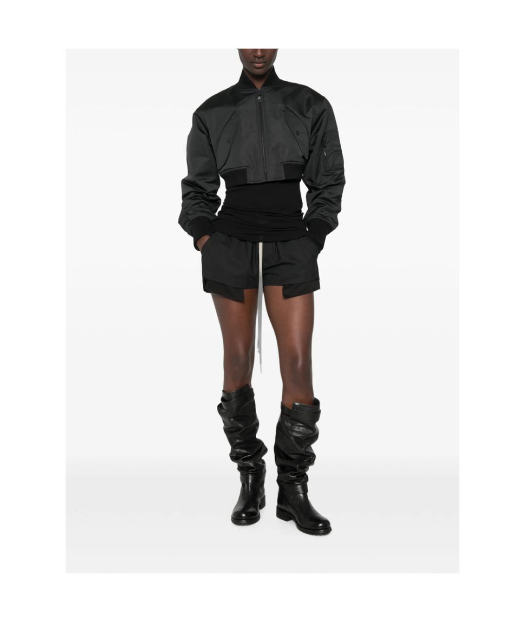 BALENCIAGA Черная полиэстеровая куртка, фото 4