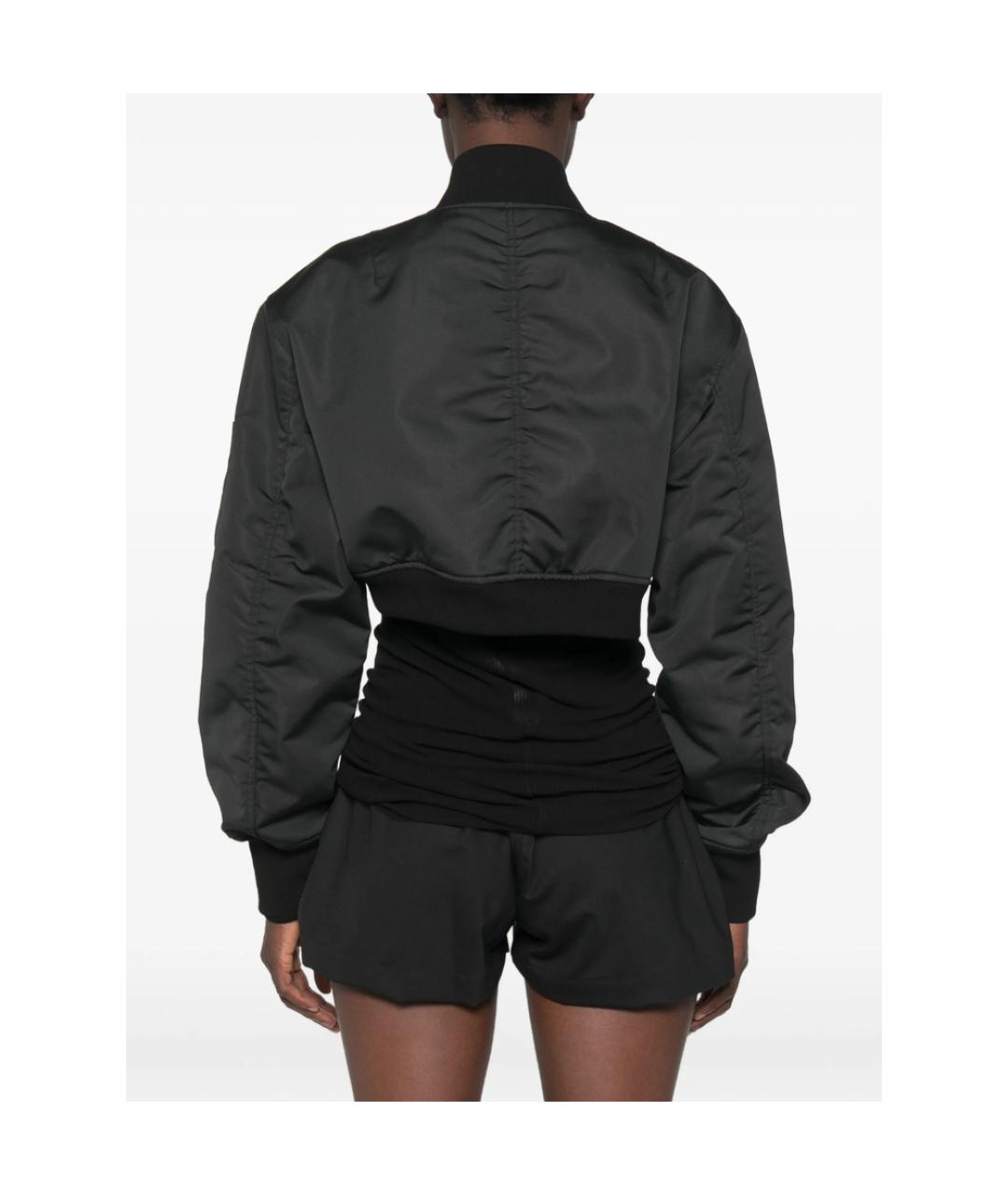 BALENCIAGA Черная полиэстеровая куртка, фото 5