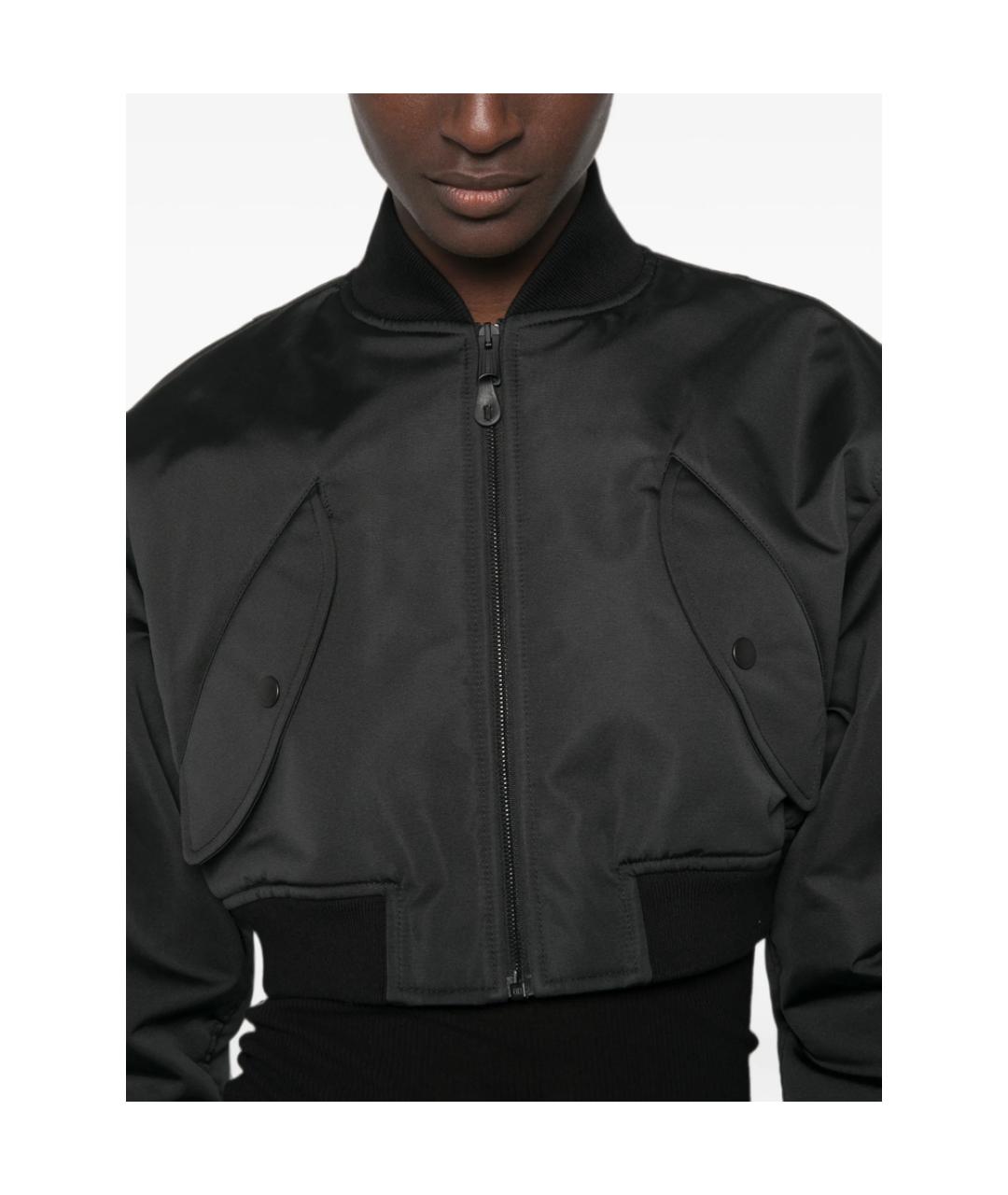 BALENCIAGA Черная полиэстеровая куртка, фото 2