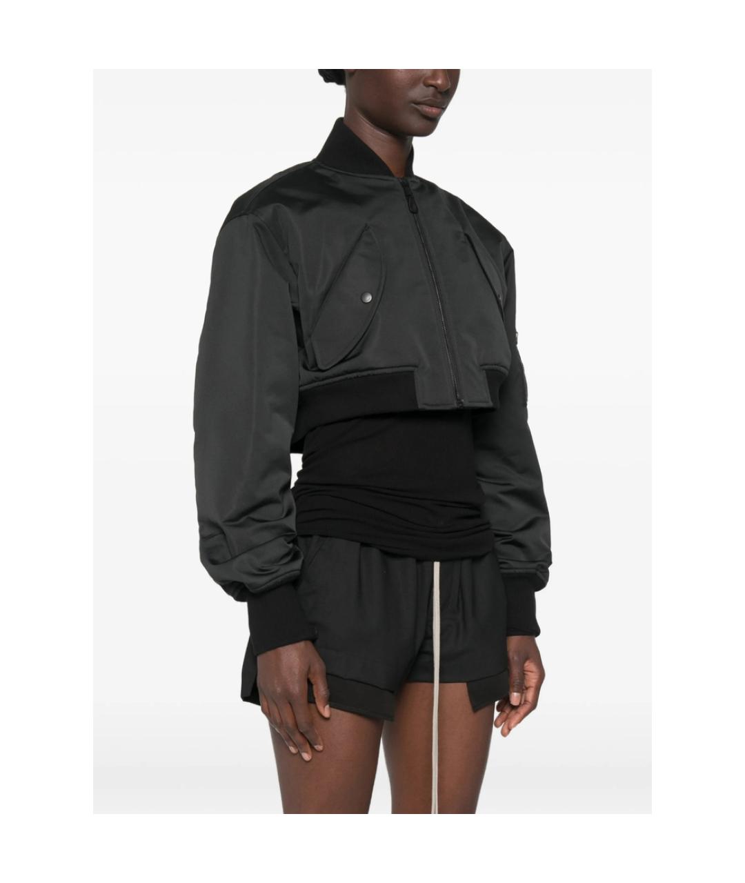 BALENCIAGA Черная полиэстеровая куртка, фото 3