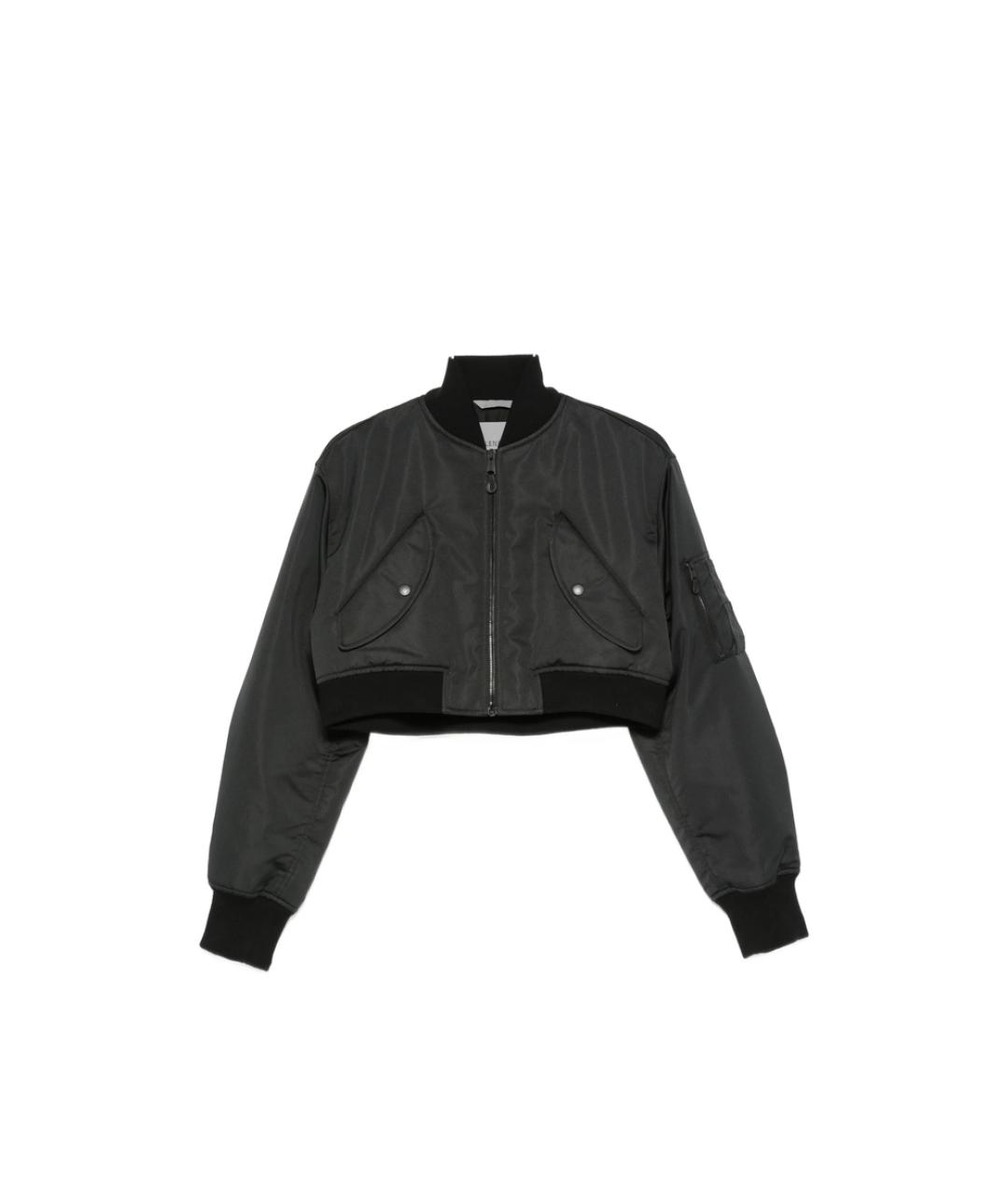 BALENCIAGA Черная полиэстеровая куртка, фото 6