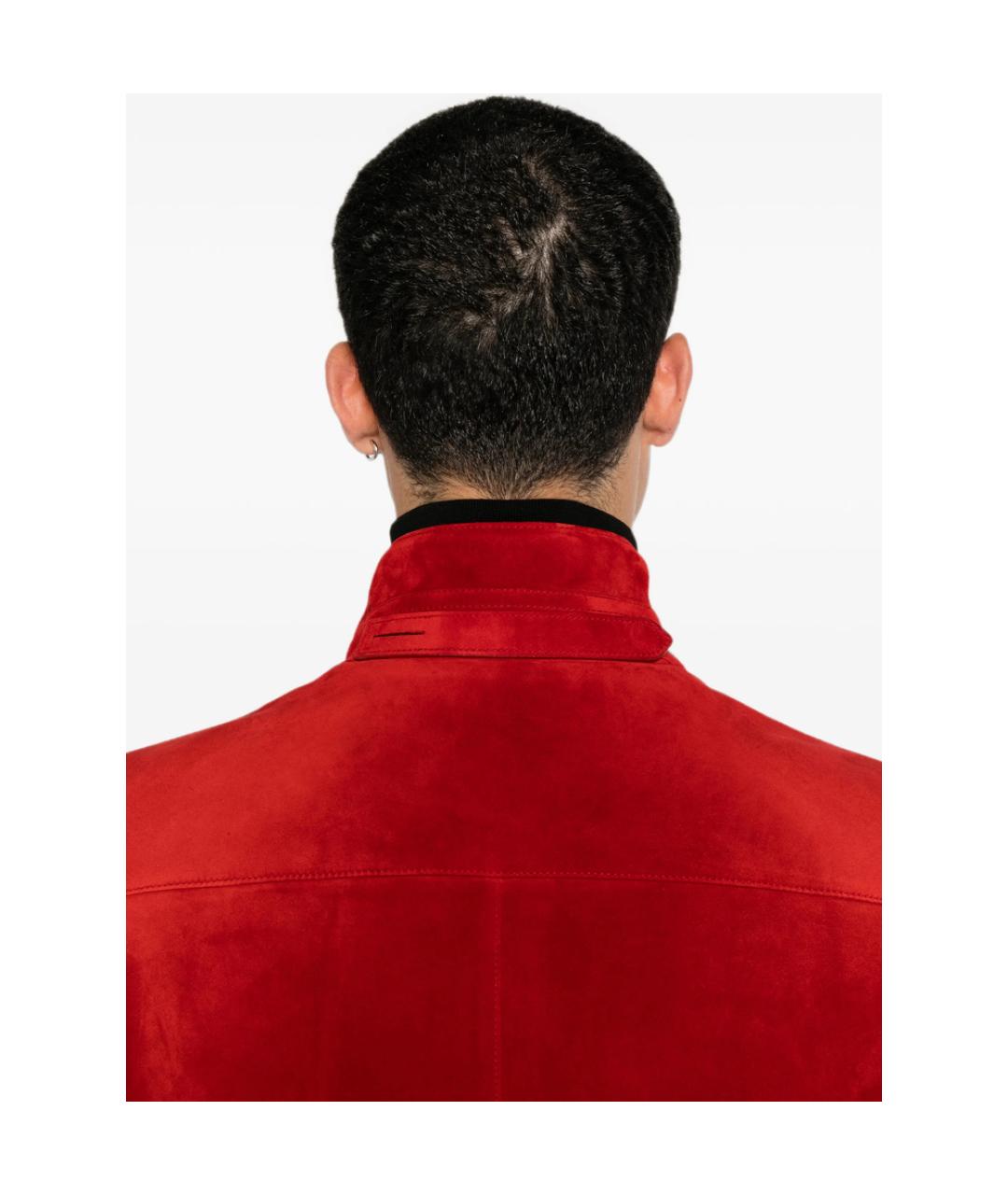 TOM FORD Красная замшевая куртка, фото 4