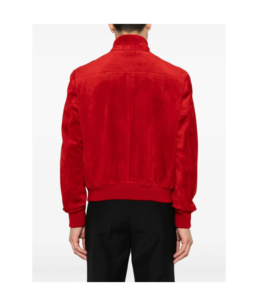 TOM FORD Красная замшевая куртка, фото 2