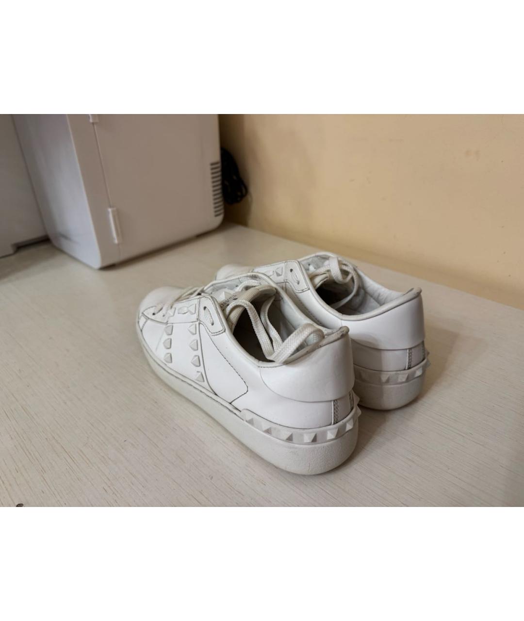 VALENTINO Белые кожаные кеды, фото 4