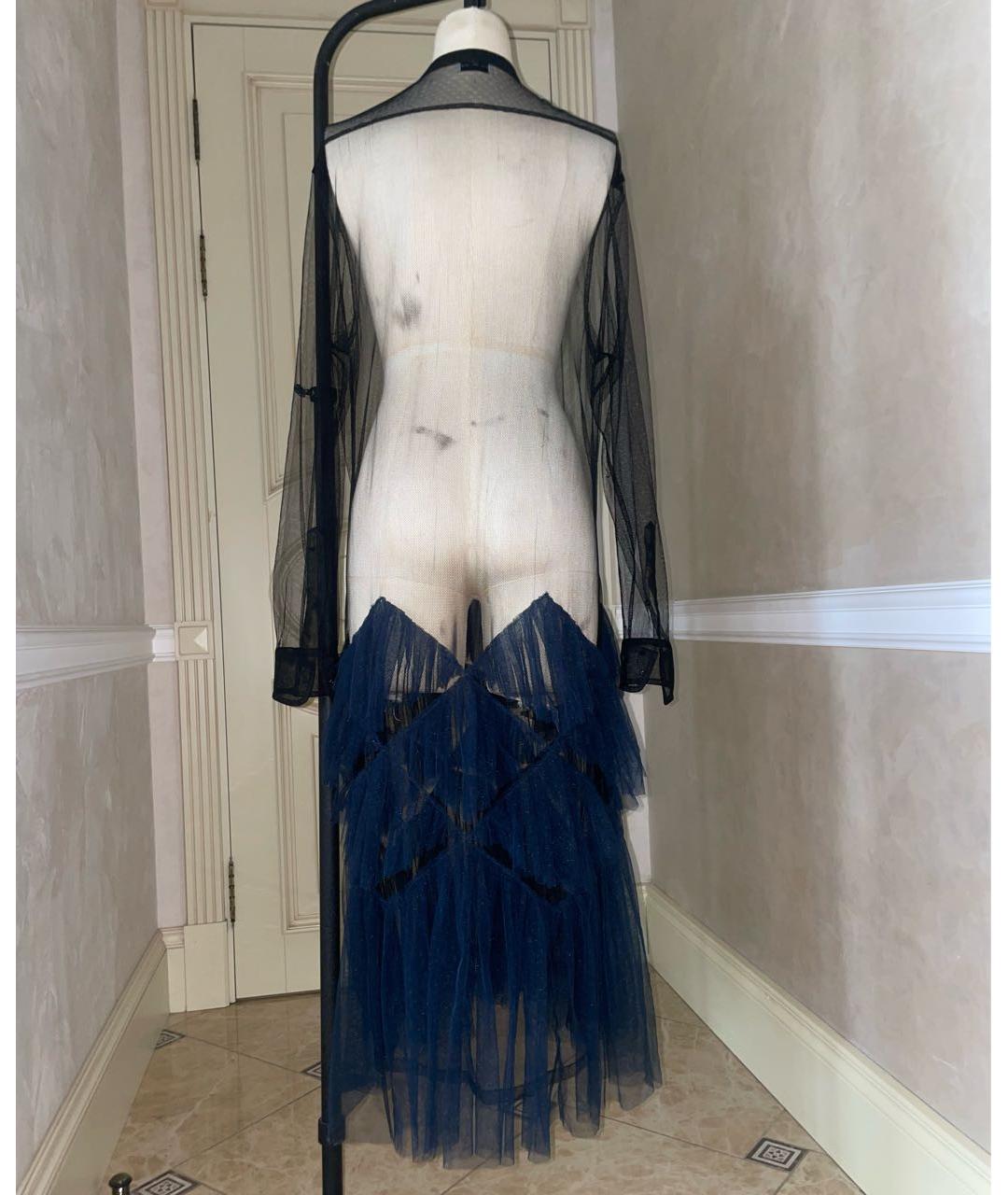 DRIES VAN NOTEN Черное полиамидовое вечернее платье, фото 2