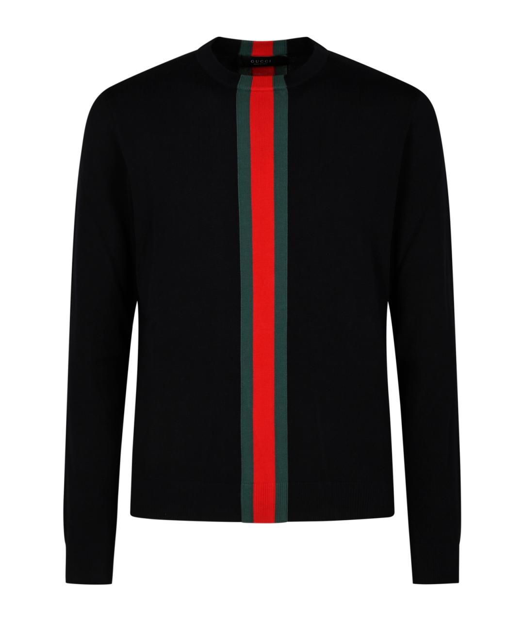 GUCCI Темно-синий хлопковый джемпер / свитер, фото 1
