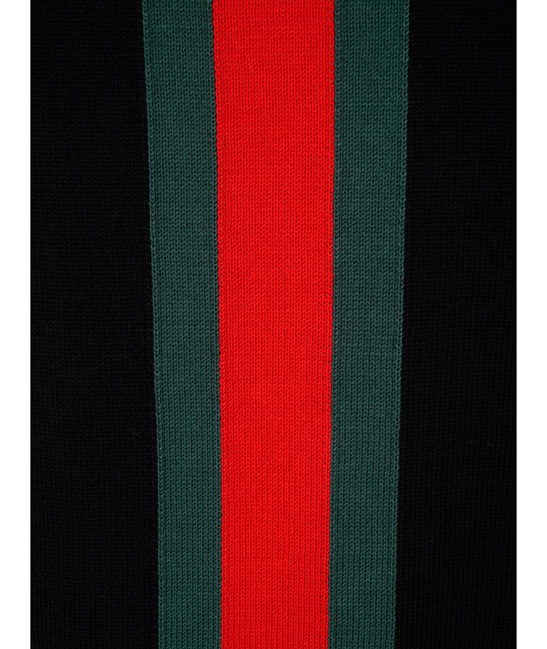 GUCCI Темно-синий хлопковый джемпер / свитер, фото 5