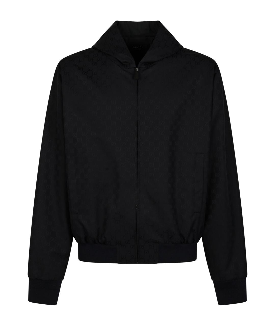 GUCCI Темно-синяя хлопковая куртка, фото 2