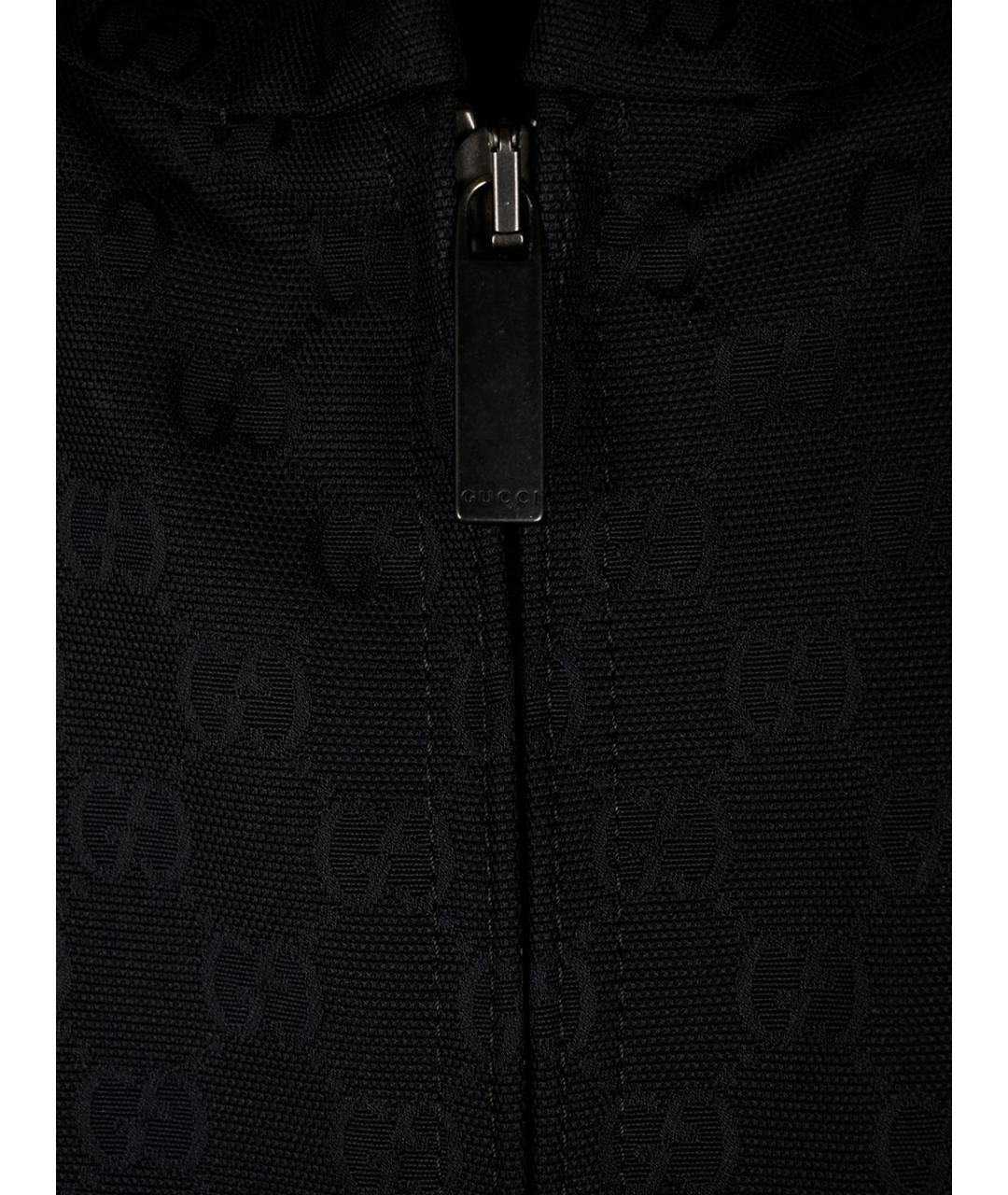 GUCCI Темно-синяя хлопковая куртка, фото 6
