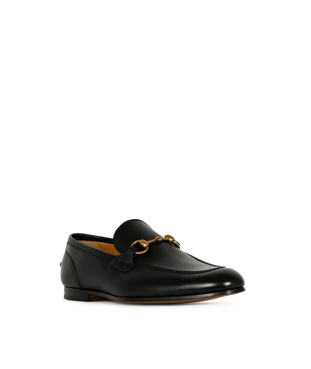 GUCCI Черные кожаные лоферы, фото 4