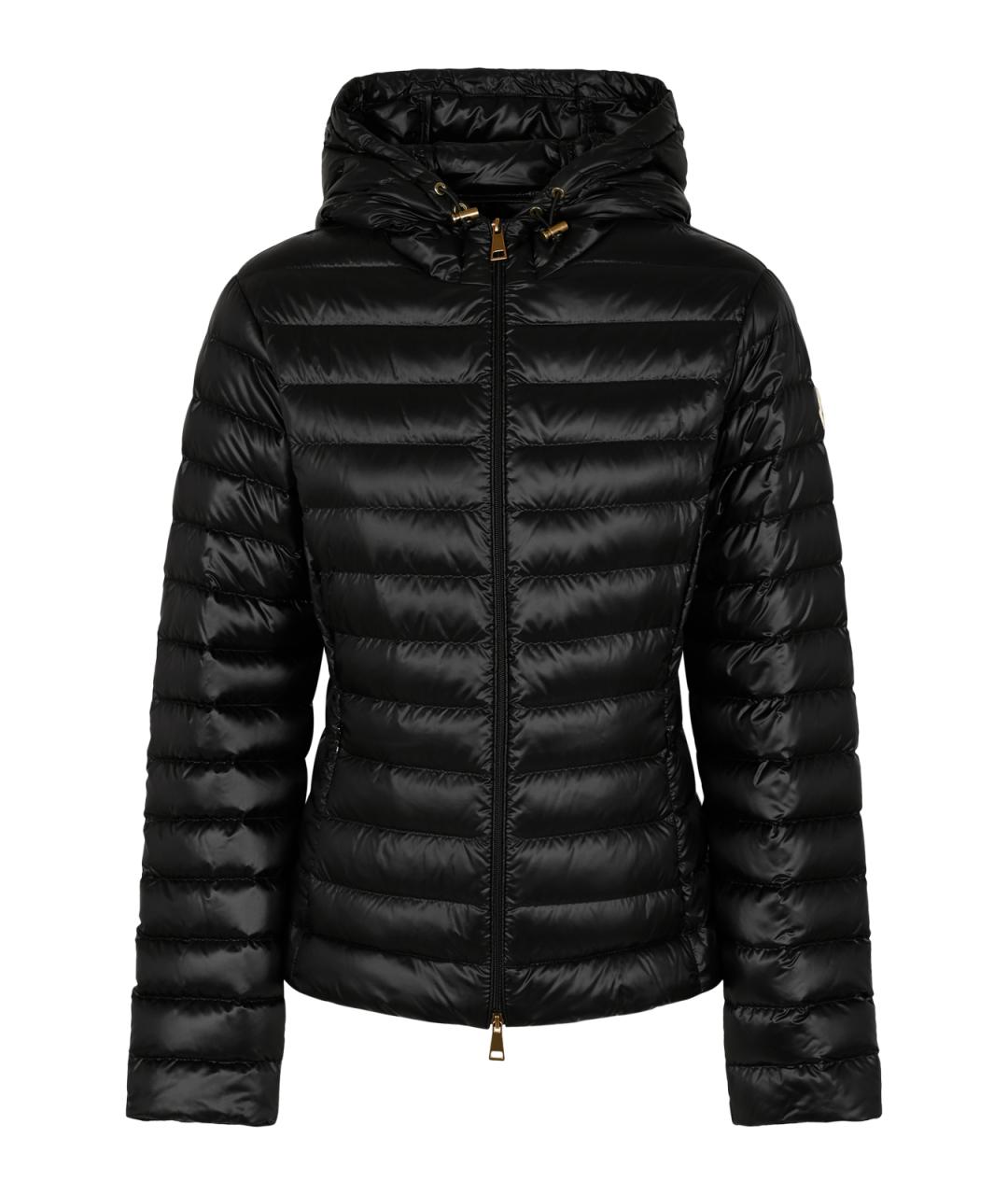 MONCLER Черный синтетический пуховик, фото 1
