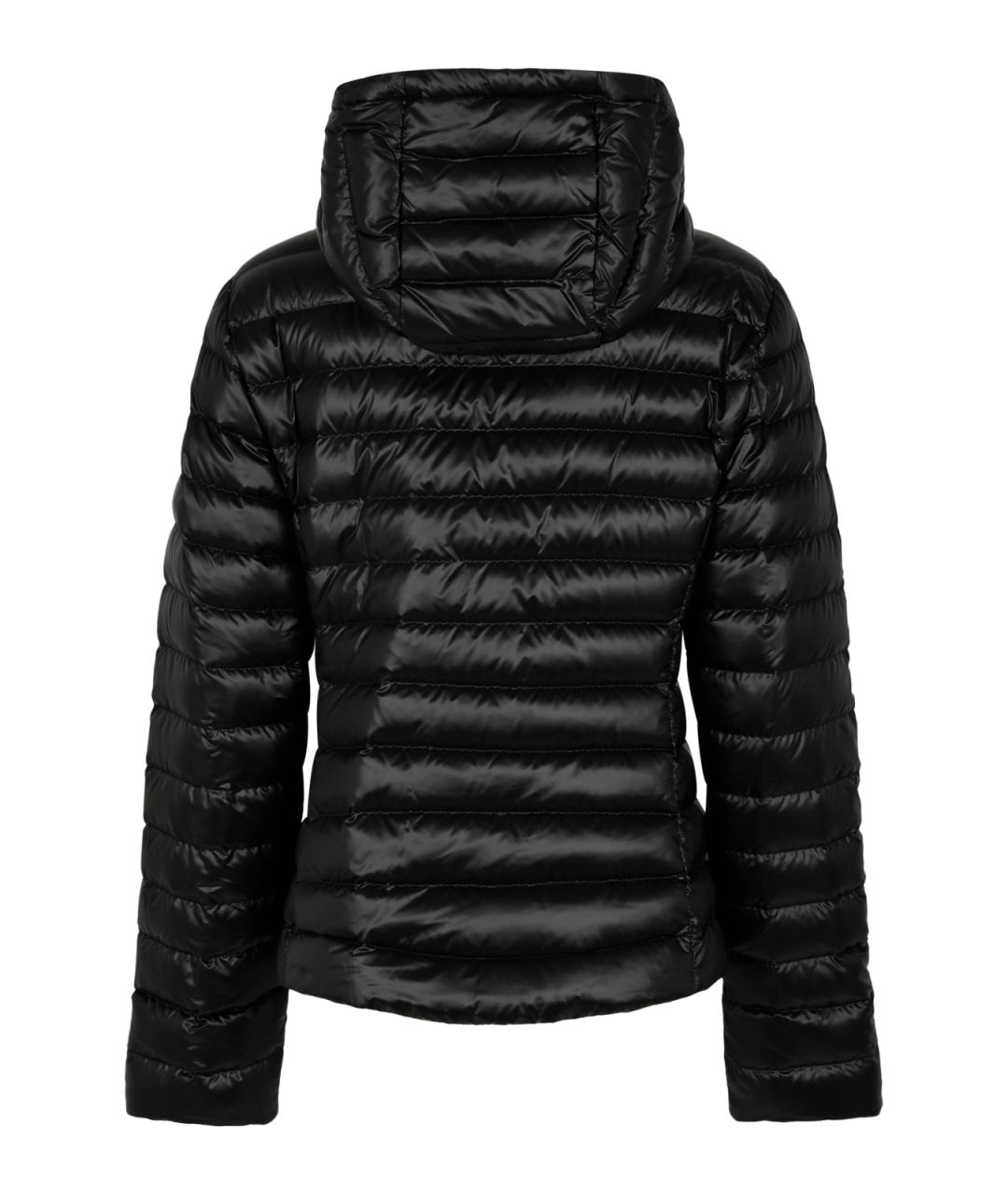 MONCLER Черный синтетический пуховик, фото 4