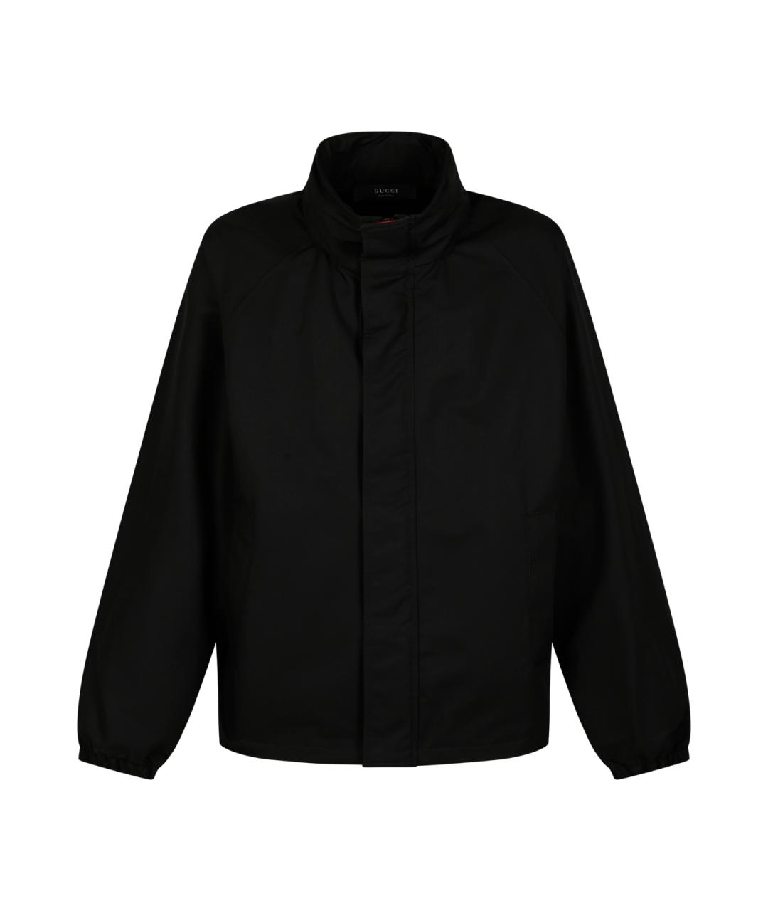 GUCCI Черная хлопковая куртка, фото 1