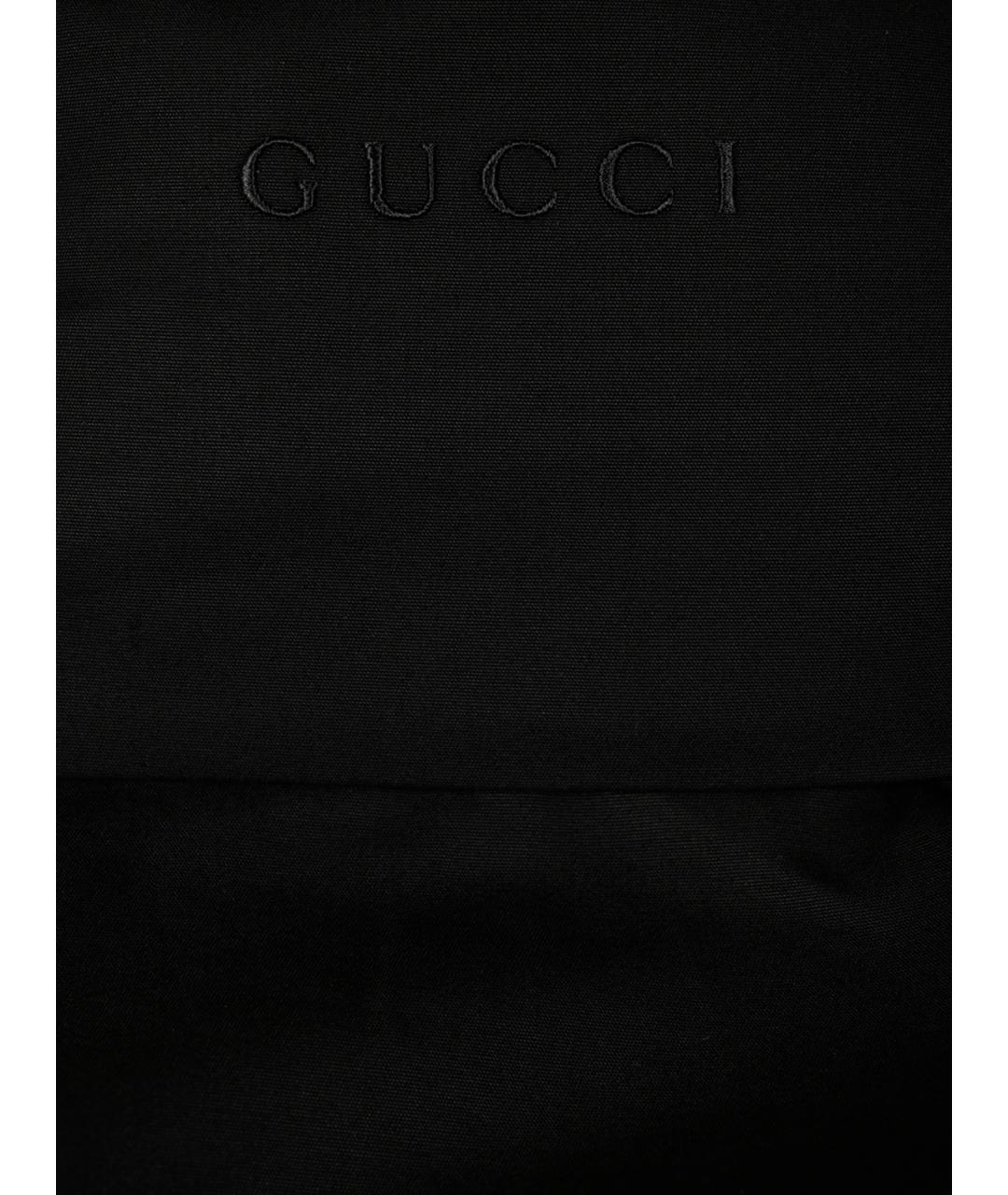 GUCCI Черная хлопковая куртка, фото 3