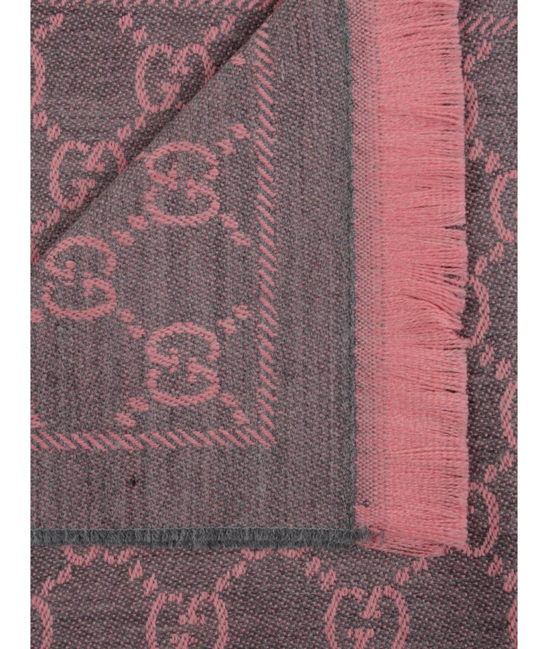 GUCCI Мульти шерстяной шарф, фото 3