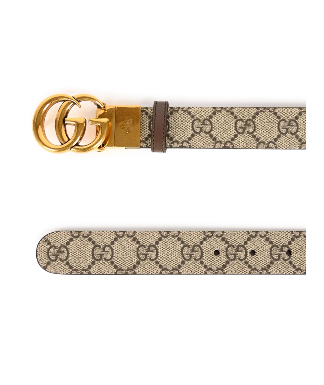 GUCCI Бежевый ремень, фото 2