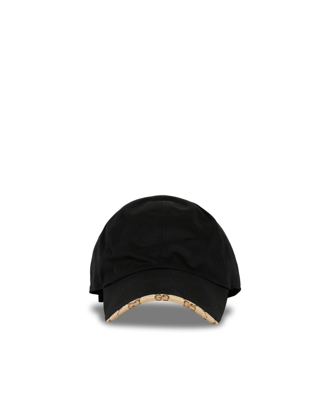 GUCCI Черная хлопковая кепка/бейсболка, фото 1