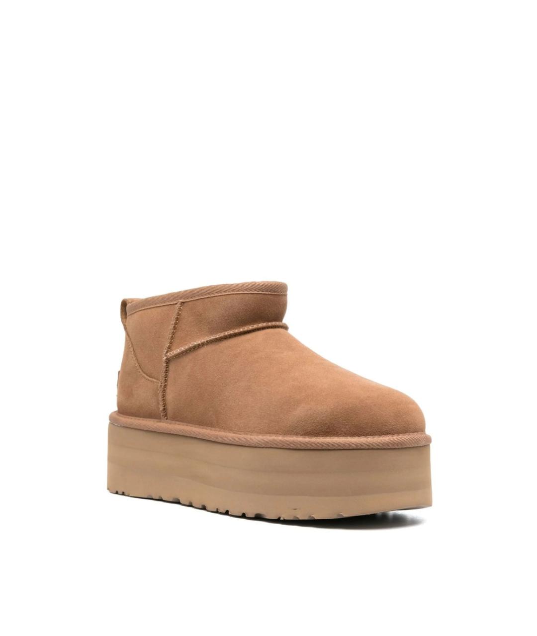 UGG Бежевые замшевые ботинки, фото 4