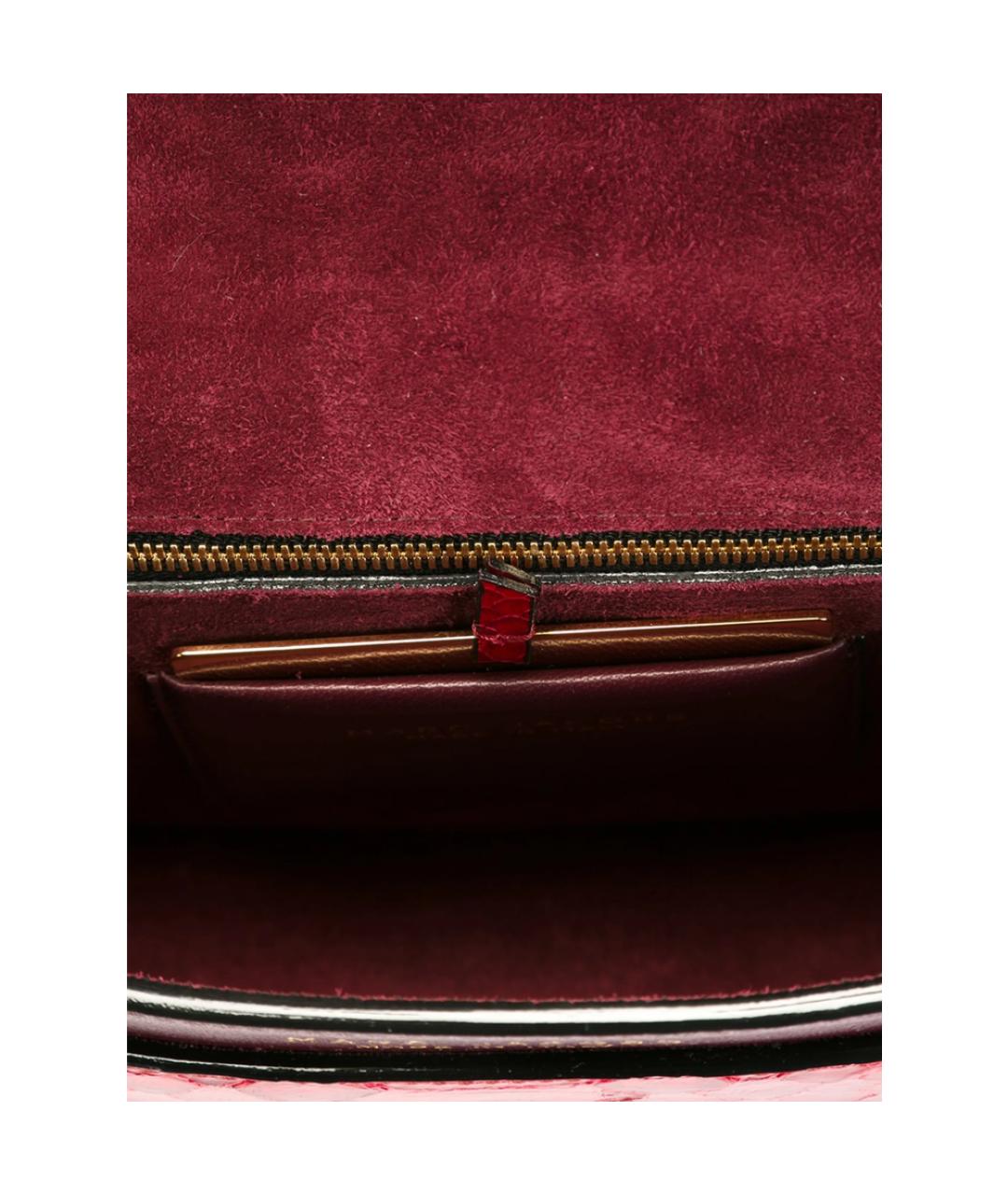 MARC BY MARC JACOBS Красная кожаная сумка через плечо, фото 5