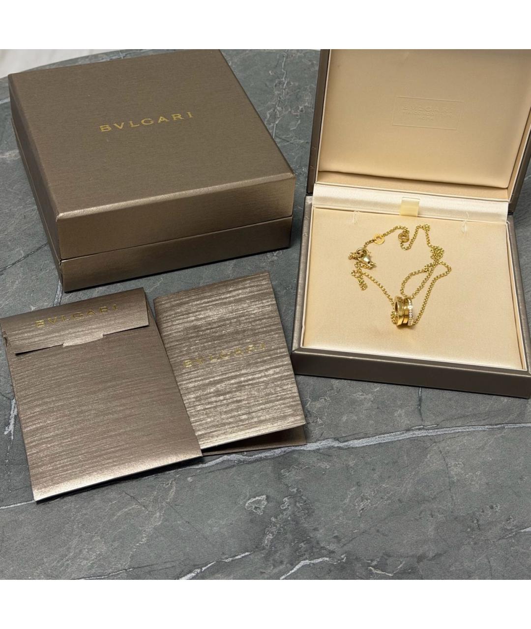 BVLGARI Желтое колье из желтого золота, фото 4