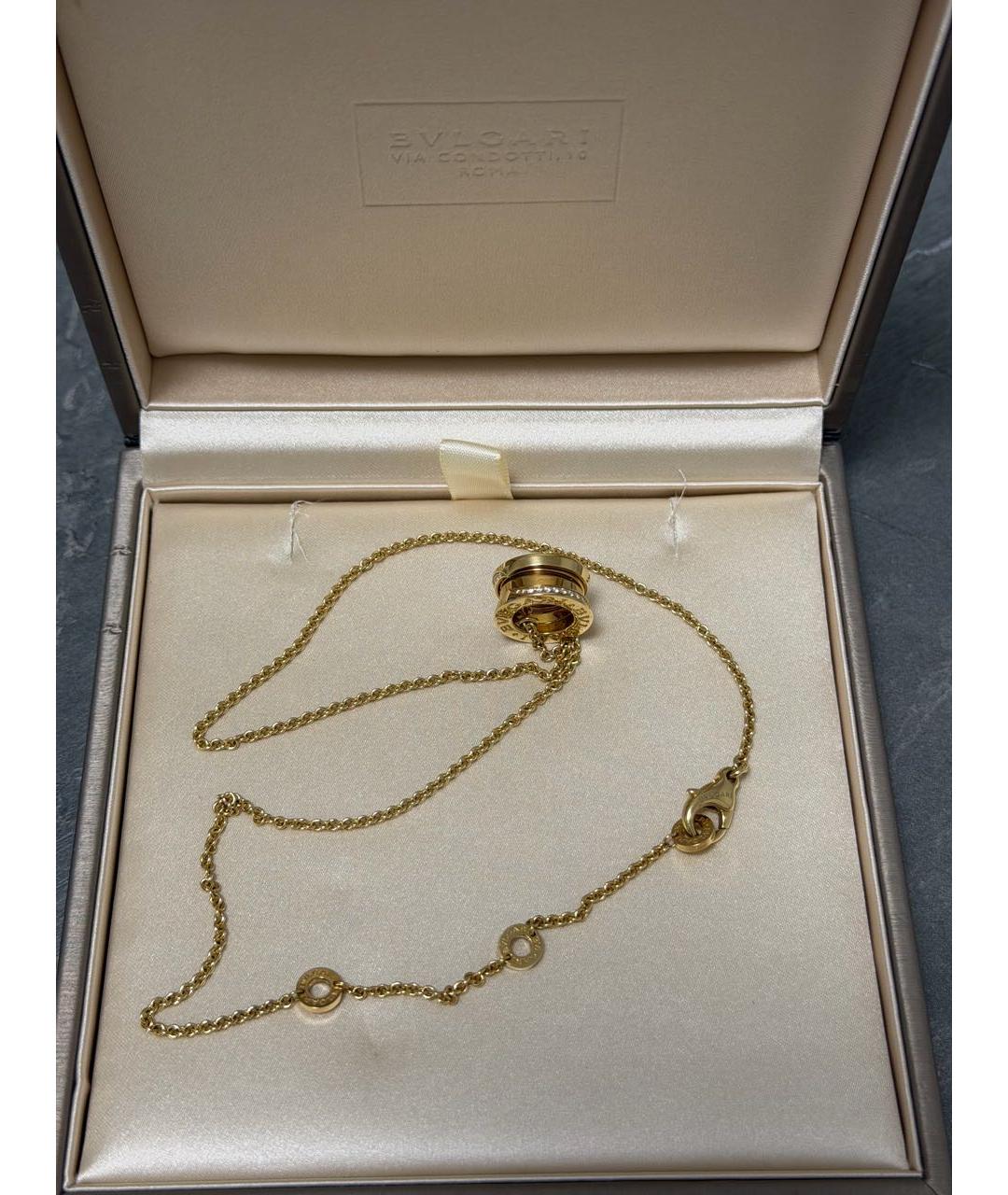 BVLGARI Желтое колье из желтого золота, фото 5