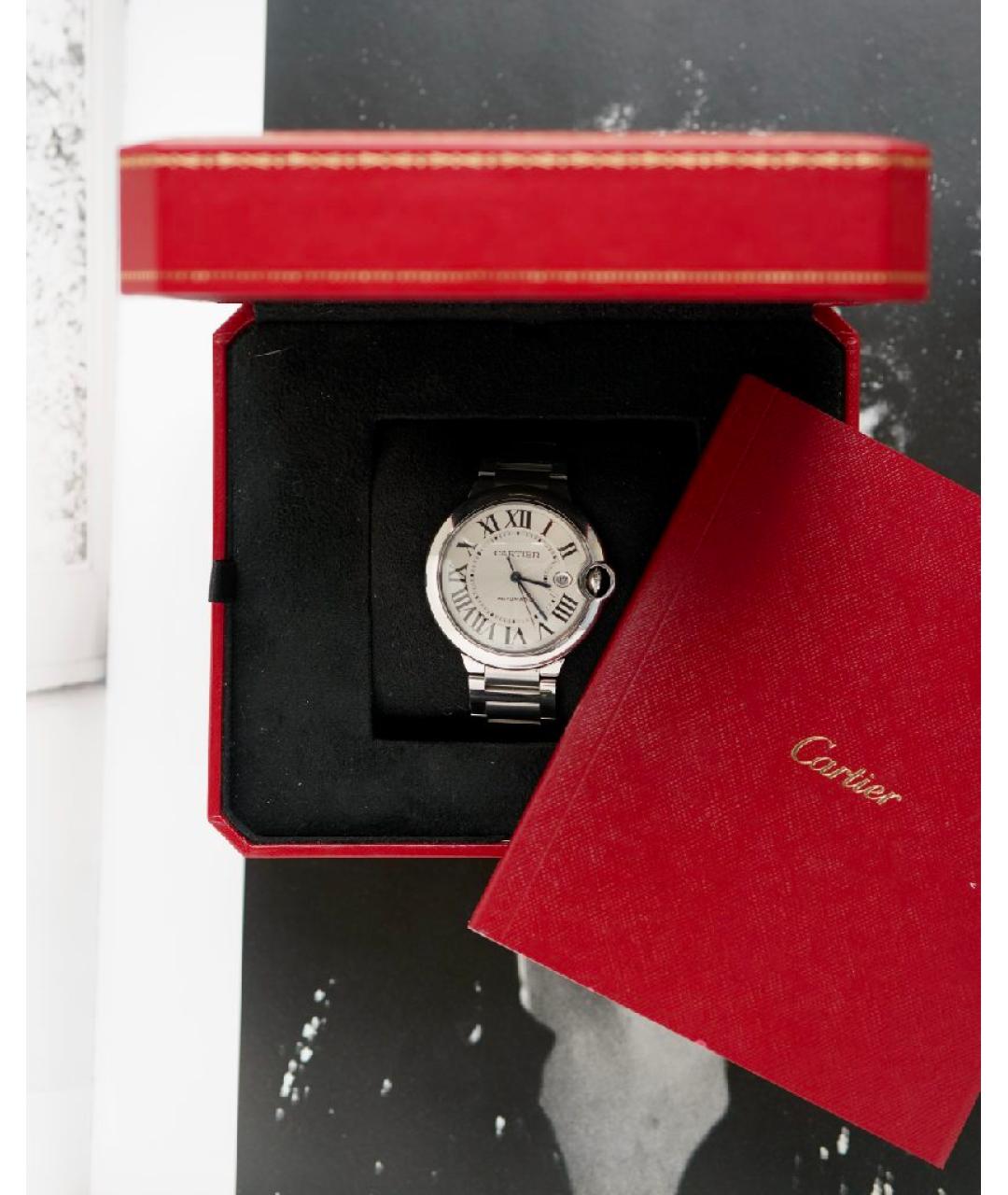 CARTIER Белые часы, фото 5
