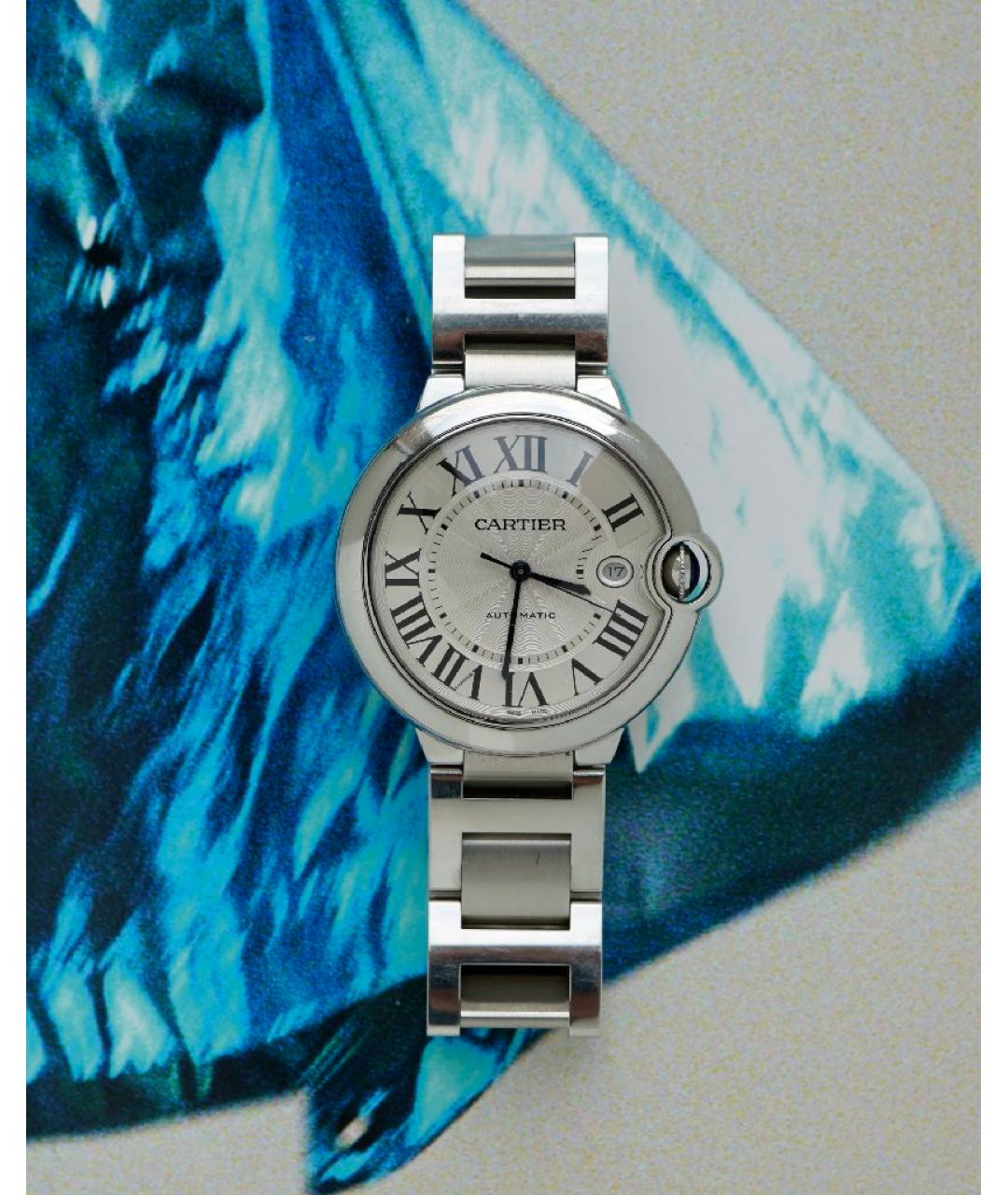 CARTIER Белые часы, фото 7