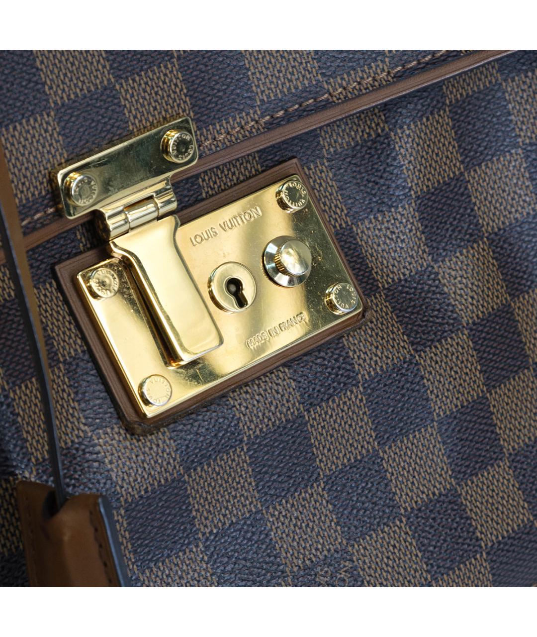 LOUIS VUITTON Коричневая канва сумка тоут, фото 5
