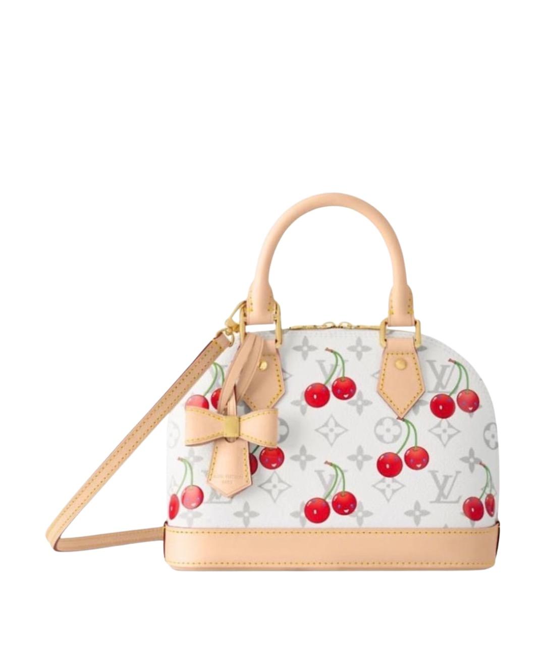 LOUIS VUITTON Бежевая канва сумка с короткими ручками, фото 1